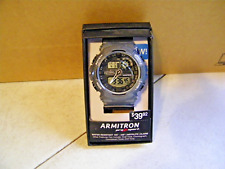 Armitron Pro Sport 40/8393 Mens Black Digital Quartz WR 165ft Sports Watch