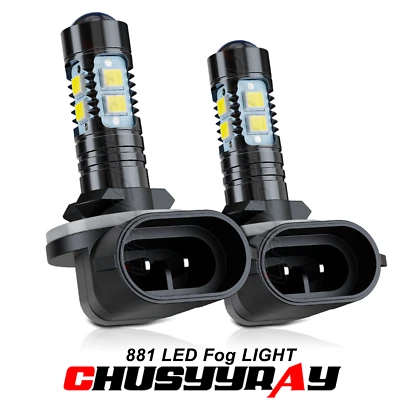 Kit de 2x 881 luces antiniebla LED para Nissan Aprio 2009 2010 Foto 1 de 4