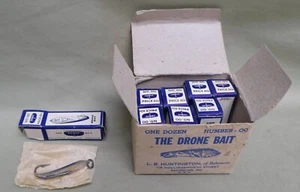 Original Factory 1 Doz. Ct. Drone Spoons, No. 00, 8 Remain, Fishing Lures - Picture 1 of 6