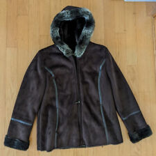 Big Chill Size Extra Large (XL) Chocolate Brown Faux Fur Coat (FITS LIKE MEDIUM)