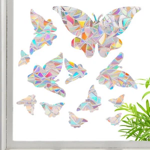 Anti-Collision Window Decal for Birds Butterfly Bird Static Window Clings Set - Picture 1 of 10