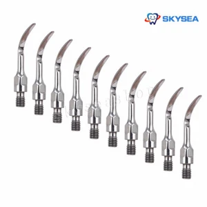 Punta de escalado de escalador dental compatible con GS2 10 piezas con escalador SIRONA 2L pieza de mano - Imagen 1 de 5