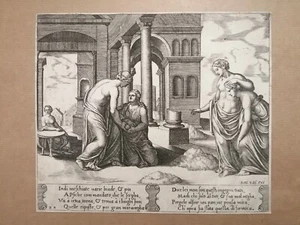 Venere ordina a Psiche di mondare il grano MAESTRO DEL DADO XVI. sec. - Picture 1 of 4