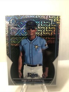 2023 Bowman Chrome Mojo Refractor 1st Brailer Guerrero BCP-240 Rays
