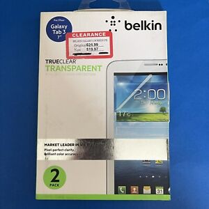 Belkin TrueClear Transparent Screen Protector—7” Galaxy Tab 3—2-Pack