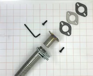 GenExhaust für Champion #90A Abdeckplatte 1" Auspuffverlängerung 3 Fuß - Bild 1 von 5