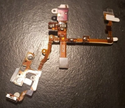 Apple iPhone 3G 3Gs Headphone Jack Power Volume Vibrator Flex Cable Part - WHITE - Image 1 of 2