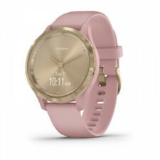 3s-vivomove Garmin светло-золотые часы с пылью розовый силиконовый ремешок 010-02238-01