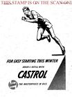 Olej silnikowy CASTROL „Dla łatwego startu tej zimy” REKLAMA: 1952 Drukuj ogłoszenie 704/154