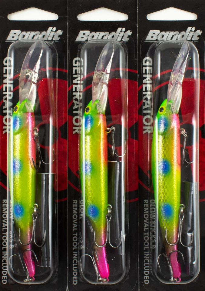 (LOT OF 3) BANDIT GENERATOR 4.6" 3/4OZ BDTDGENG02 LOAN SHARK J2362 - Image 1 of 2