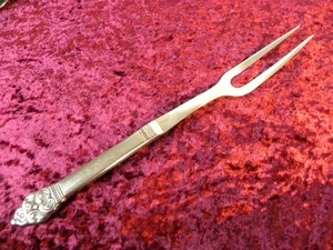 VINLAND Large Meat Carving Fork Oneida Community Stainless USA - Picture 1 of 4