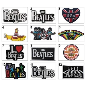 Beatles Patches, Beatles Embroidery Iron On Band Patches, Fab 4 Patches - Picture 1 of 25