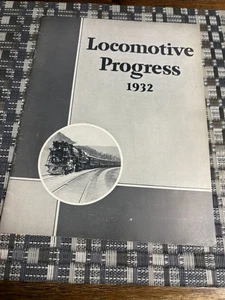 Lok Progress 1932 Elesco Superheater Company ORIGINAL SELTEN - Bild 1 von 8