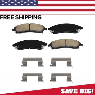 Juego de pastillas de freno delanteras de cerámica para Cadillac SRX 2004 2005 2006 2007 2008 2009- Foto 1 de 4