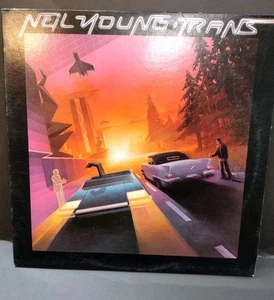 NEIL YOUNG~TRANS LP (1982) ORIG 1st PRESSING ERROR STICKERS GHS-2018 - Picture 1 of 7