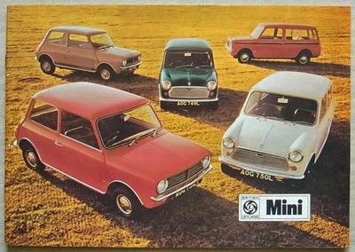 MINI Car RANGE Sales Brochure Feb 1973 #2842/G 850/1000 CLUBMAN 1275GT - Image 1 of 4