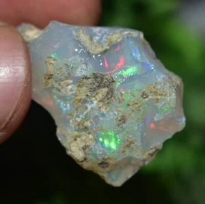 Dry Opal Rough 22.00 Carat Natural Ethiopian Welo Opal Raw Fire Opal Gemstone - Imagen 1 de 4