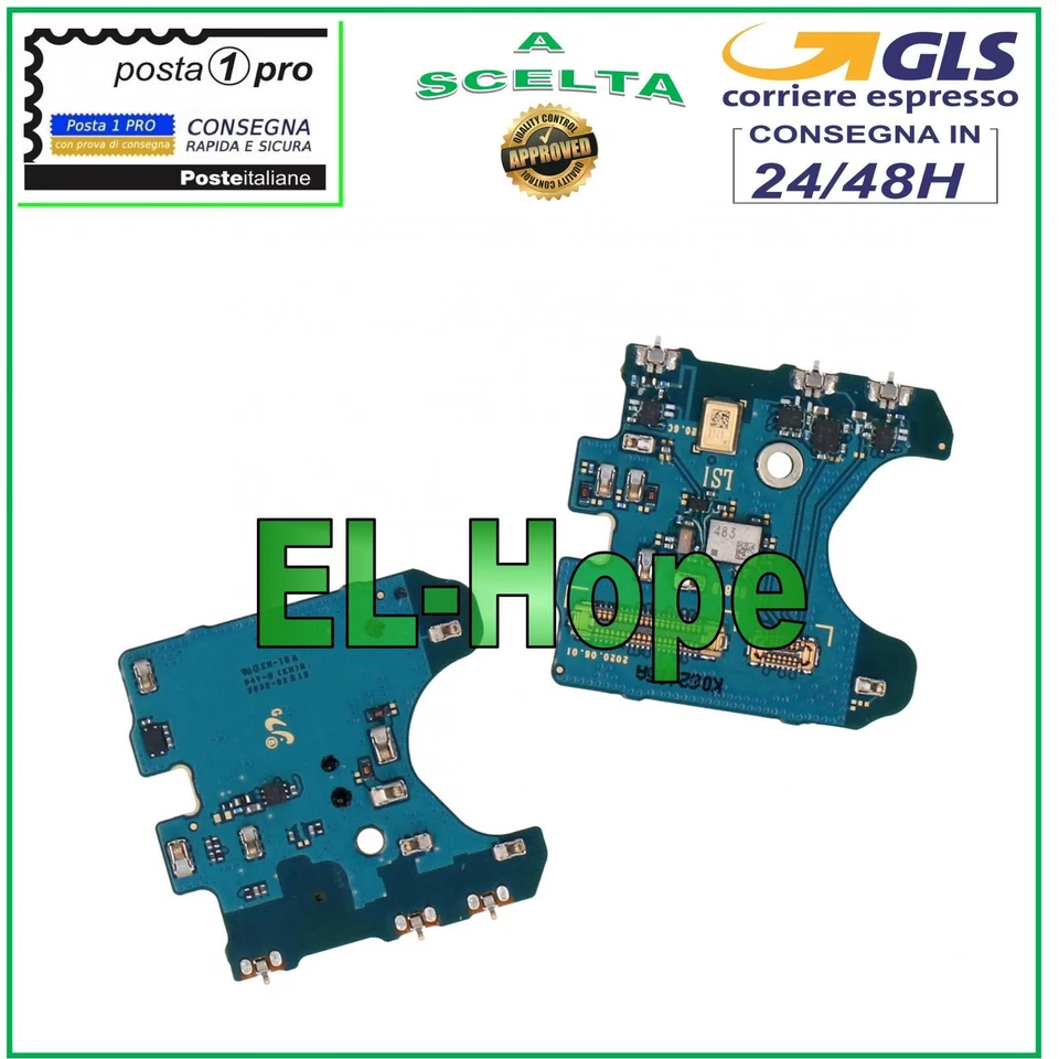 SCHEDA DOCK MICROFONO PER SAMSUNG GALAXY NOTE 20 5G SM-N981B MICROPHONE BOARD - Immagine 1 di 1