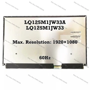 LQ125M1JW33A Fit LQ125M1JW33 12.5" FHD 1920×1080 Screen LCD Replacement Panel - Picture 1 of 1
