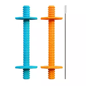 Lull Kids Hollow Teething Tubes - Baby Teething Toys for Babies 0-6 Months Te... - Picture 1 of 8