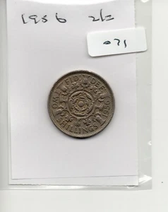 GB - Coin (C071) Elizabeth - 1956 - florin - Picture 1 of 1