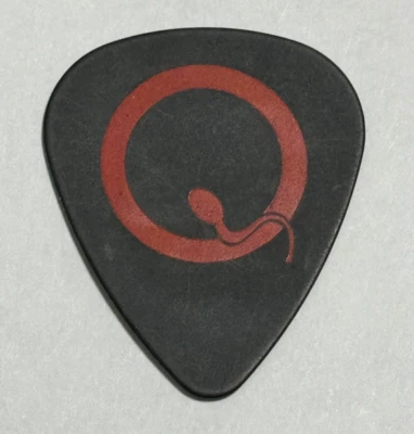 Queens of the Stone Age Josh Homme Black Guitar Pick 2014 Clockwork Tour QOTSA - Image 1 of 2