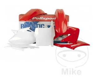 Plastik Kit Honda CRF 450R 2004 Polisport rot/weiß Kotflügel Seitenteil Spoiler - Bild 1 von 1
