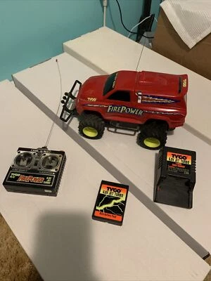 VINTAGE 1994: TYCO: Firepower: Missile Shooting Truck  R/C Radio Control-Works - Image 1 of 4