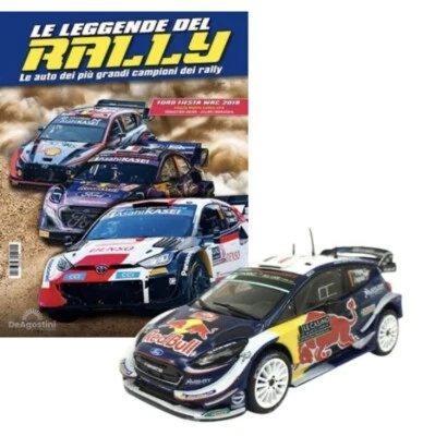 🚘Le LEGGENDE del RALLY Ford Fiesta WRC 1:43 De Agostini New Edicola Red bull🚘 - Immagine 1 di 4
