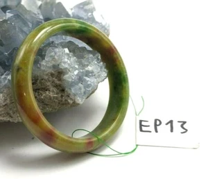 Translucent Natural Jade Jadeite Green 59 MM Bangle Bracelet ep13 - Picture 1 of 4