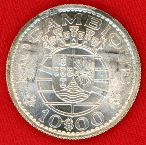 Mozambique - 1955 10 Escudos KM#79 in Choice BU - Picture 1 of 2