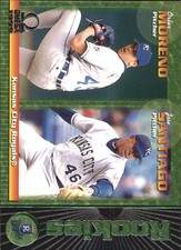 1999 Pacific Omega Baseball Card #118 O.Moreno/J.Santiago RC