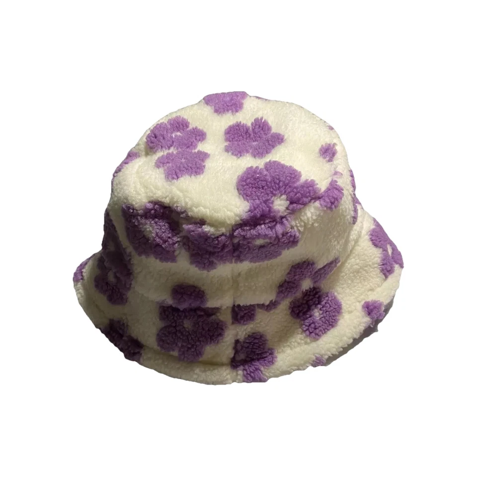 Sombrero cubo flor mullido vintage Y2k moda tendencia Foto 1 de 4