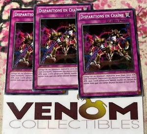 3x (M/NM) *FRENCH* Chain Disappearance LCYW-EN289 Common 1st Edition YuGiOh - Picture 1 of 1