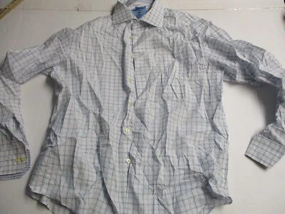 egara non iron slim fit button up shirt sz xl 17-17 1/2 - Image 1 of 4