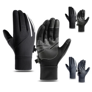 Guantes de Ciclismo de Invierno Térmicos Polares Polares Pantalla Táctil Informales Cálidos Dedos Completos - Imagen 1 de 14