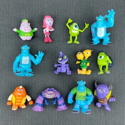 12Pcs Monsters University Mike Sully Monsters Inc Action Figure Kids Gifts Toy