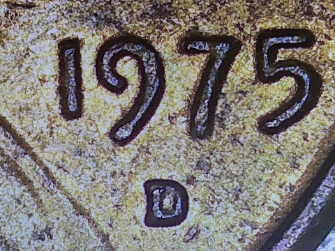 1975 D Penny Error Cover