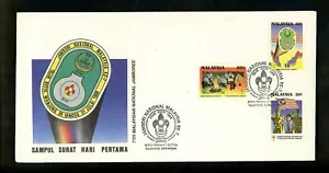 Postal History Malaysia FDC #395-397 Boys scouts jamboree 1989 - Picture 1 of 4