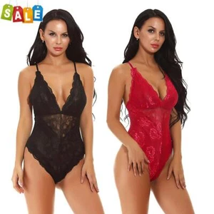 Hot Sexy Women One piece Backless Swimsuit Bodysuit Bikini Thong Beach Swimwear - Picture 1 of 14