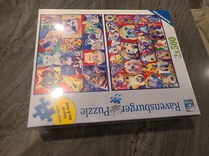 Hello Kitty Kat Doggie 2 x 500 Large PC Puzzles New Ravensburger 20x27 804498 - Picture 1 of 9