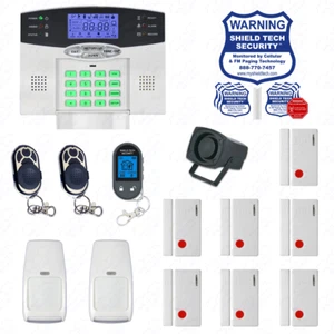 Wireless Home Security System 2-Way LCD Remote Burglar Alarm VOIP Phone Line GY - Picture 1 of 11