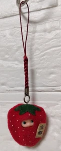 QP Kewpie Kyoto Limited Strap Key Chain Strawberry Costume Rare - Picture 1 of 11