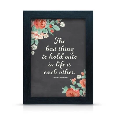 A1 A2 A3 A4 A5 Photo Frames Picture Frames Black - Image 1 of 4