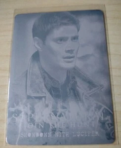 Supernatural Season 4-6: Dean Winchester  Printing Plate Base Set #47. - Picture 1 of 2