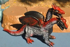 BULLYLAND Giant dragón suave de dos cabezas. Este tipo es enorme. - Imagen 1 de 5