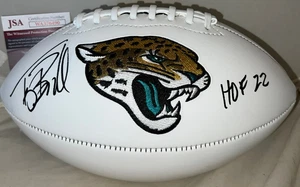 Tony Boselli signed Jacksonville Jaguars Logo Football W/ HOF Insc JSA Witnessed - Picture 1 of 5