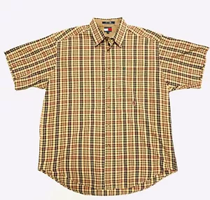 Vintage 90er Tommy Hilfiger Karo Button-Down Herren Large - Bild 1 von 5