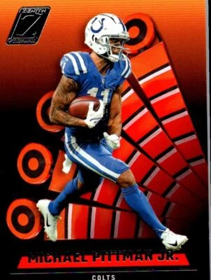 2023 Panini Select Draft Picks Red Lazer Prizm Michael Pittman Jr. USC Trojans - Image 1 of 2