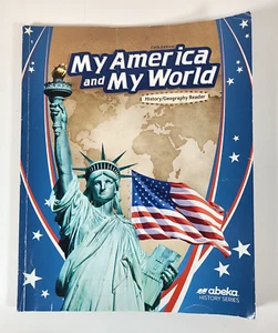 Abeka My America & My World Student Text (5th Edition) 1st Grade History - Foto 1 di 5